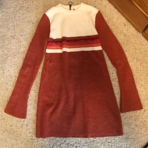 Free people sweater dress EUC